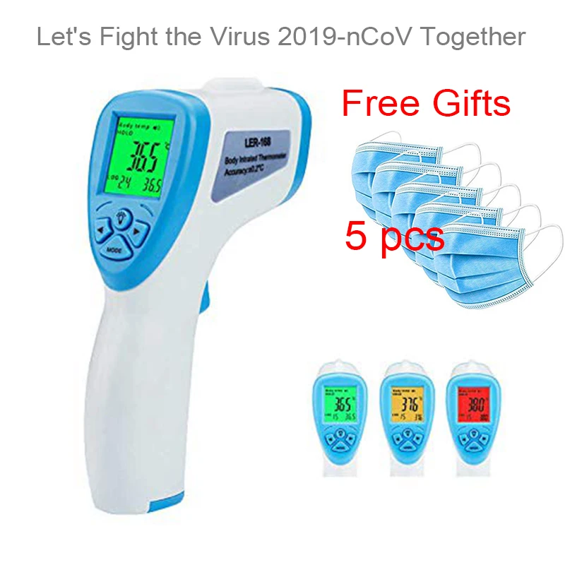 

Digital Thermometer Infrared Baby Adult Forehead Termometro Non-Contact Precise Measurement Instant Results