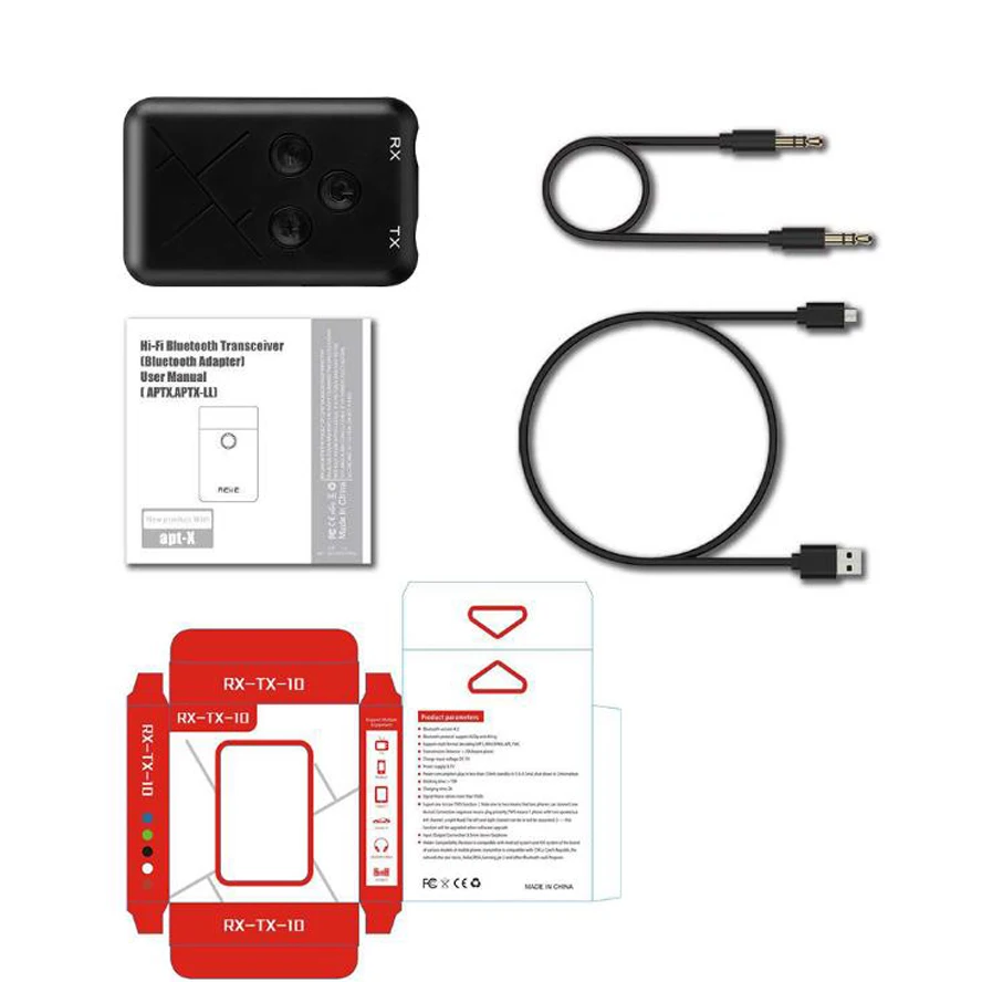 2 в 1 Bluetooth адаптер AUX аудио приемник передатчик Автомобильная Музыка прием громкой связи Мощный жизнь беспроводной конвертер
