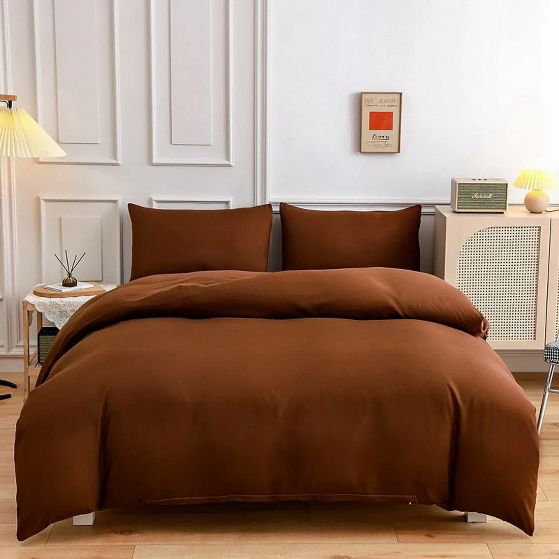 New Design Dark Green Bedding Set Home Duvet Cover Bed Sheet Pillowcase King Queen Full Single Size,(Excluding filler)3pcs 4pcs 3