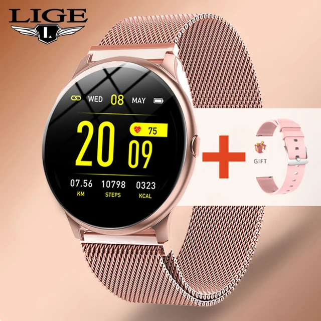 Women Smart Watch Real-time Weather Forecast Activity Tracker Heart Rate Monitor Sports Ladies Smart Watch Men For Android IOS 1