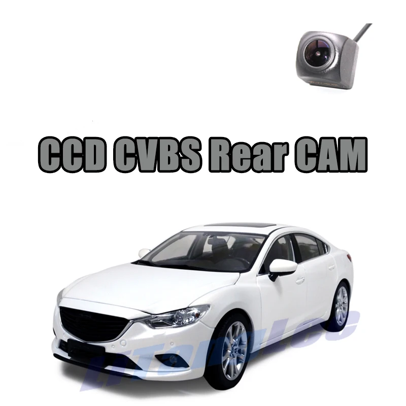 

Автомобильная камера заднего вида CCD CVBS 720P для Mazda Atenza 2013 ~ 2015, камера заднего вида с ночным видением, водонепроницаемая парковочная резервная камера