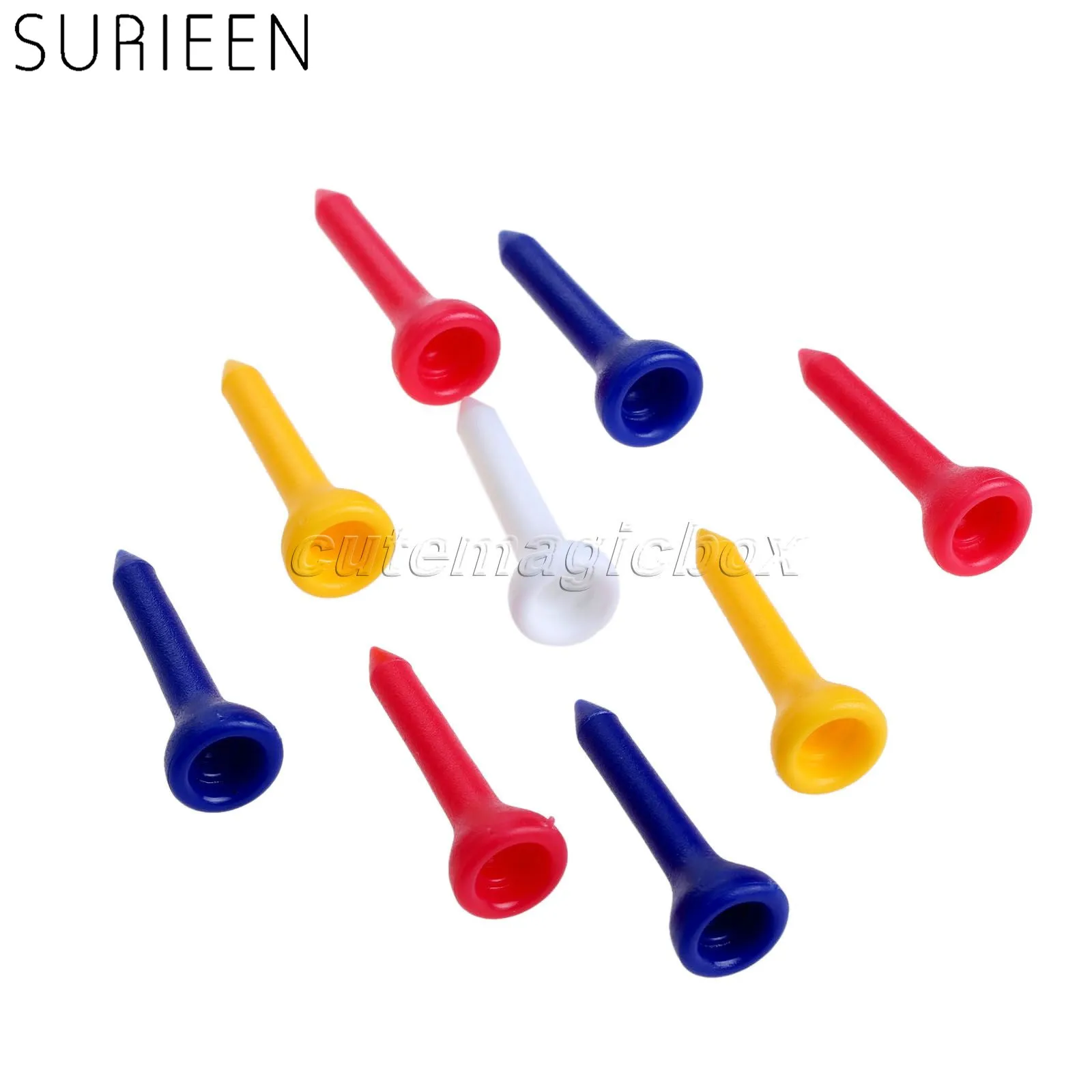 100 шт./упаковка пластиковые гольфы 36 мм 1 3/8 дюйма|plastic golf tees|golf teescolored tees |