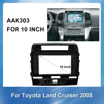 

Radio Fascia for Toyota Land Cruiser 2008 Panel Kit Install Frame Car Styling Auto Radio Multimedia fascia Installation Dashboar