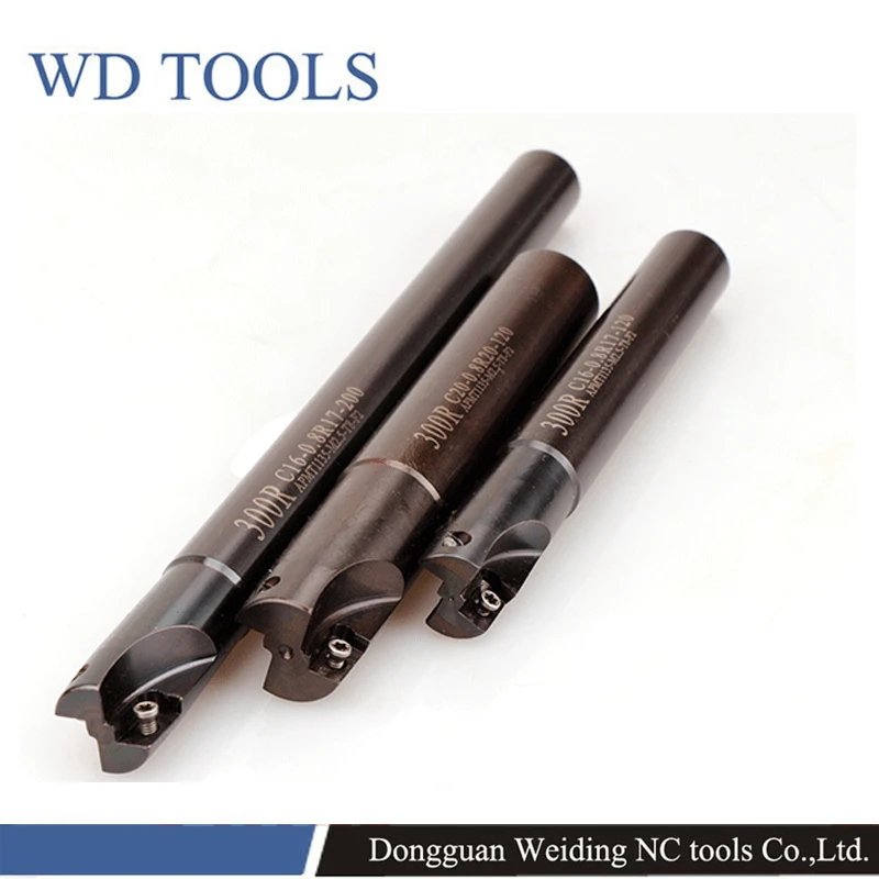 APMT1135 insert holder Indexable End mill High speed Cutter 300R/400R C10 C12 C14 C16 C20 high speed indexable milling cutter