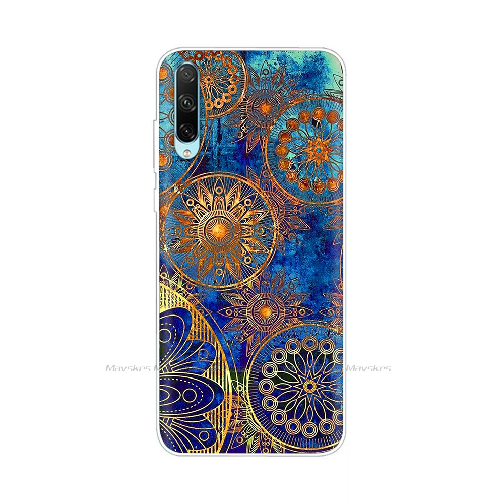 Floral Silicone Soft Phone Case with TPU Bumper
