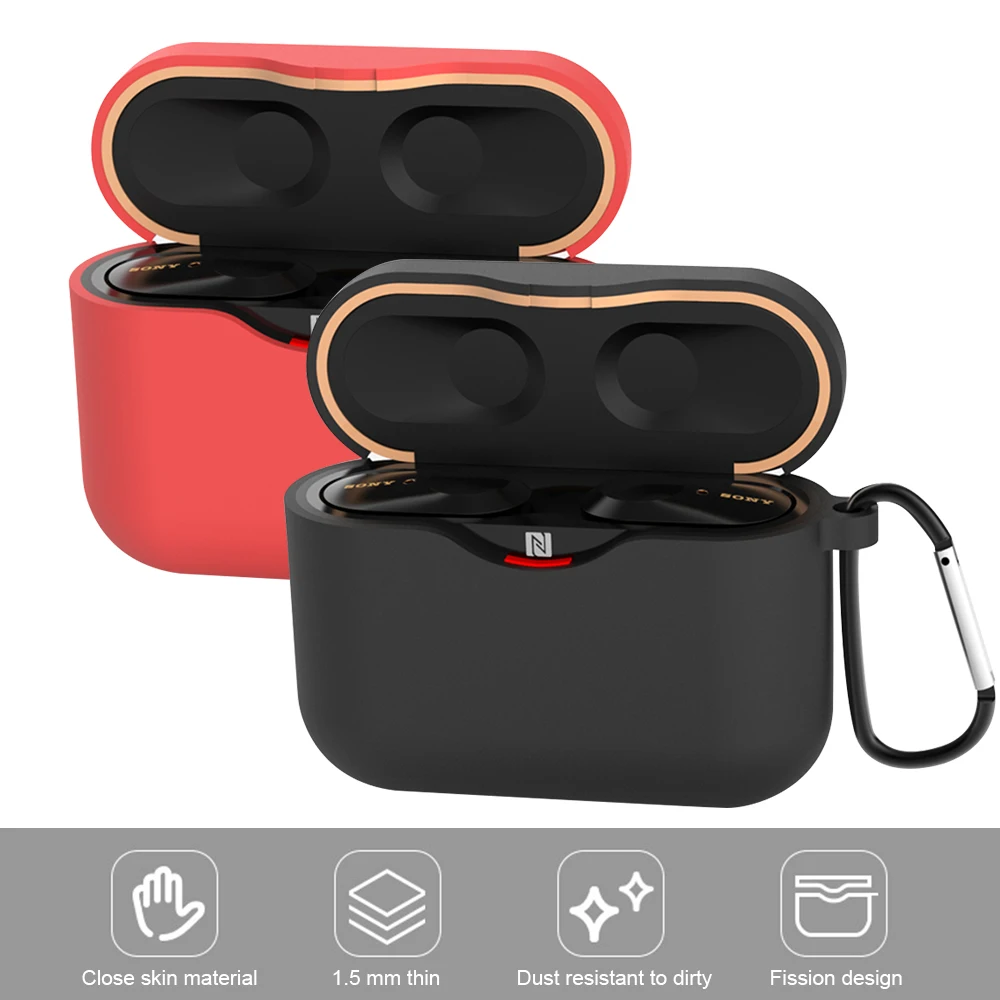 Чехол для наушников Sony WF 1000XM3 Беспроводная Bluetooth гарнитура силиконовый защитный