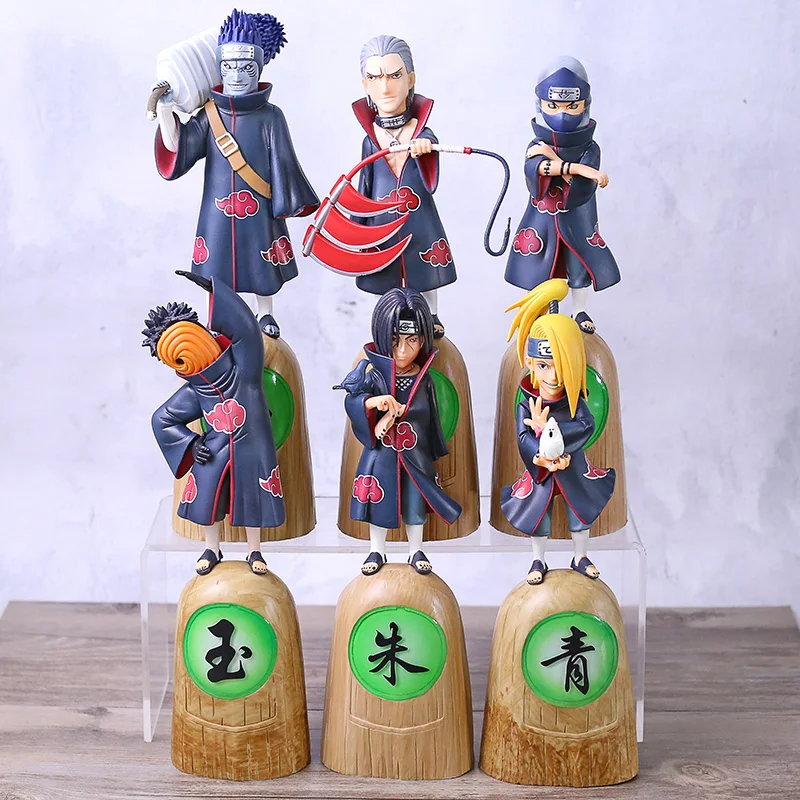 Фигурка NARUTO Akatsuki Uchiha Itachi Obito Deidara Hidan Kakuzu Hoshigaki Kisame коллекционная игрушечная
