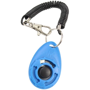 

Dog Pet Clicker Adjustable Sound Key Chain WristStrap Puppy Dog Cats Pets Trainings Click Key Sets Dog Treat Pouch JJ60GXL