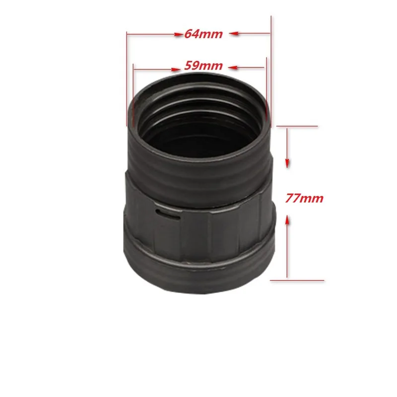 

Vacuum cleaner fittings long connector corrugated threaded pipe hose connector inner diameter 50mm