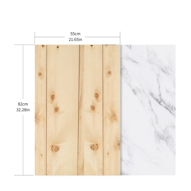 55*82 см двухсторонняя деревянная мраморная цементная стена как винтажный фон для фотосъемки бумажная доска реквизит для еды