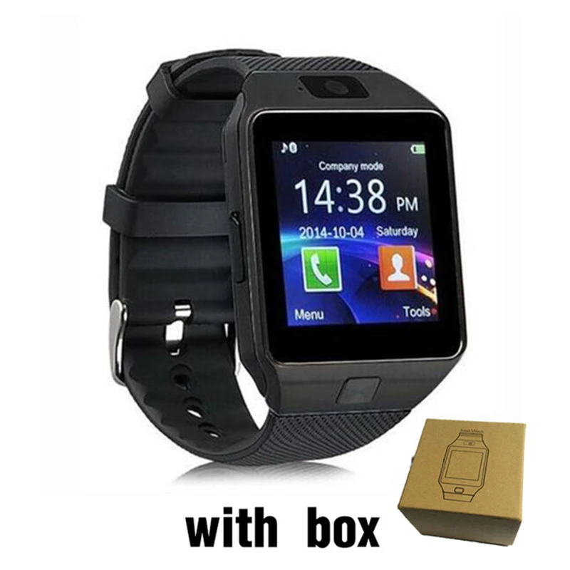 Умные часы с слотом для sim-карты, с поддержкой Bluetooth, для подключения телефона Android, лучше, чем DZ09, умные часы для мужчин