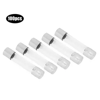 

100pcs AC250V 15A Fuse Glass Tube Fuses Safety Fast-Acting Fuse Kits 6 x 30mm fusible termico