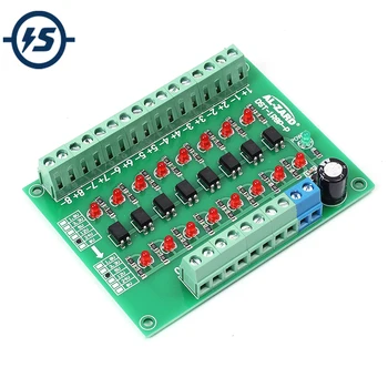 

Optocoupler Isolation Board Voltage Converter 24V to 5V 8 Channel 8 Bit Isolated Module PLC Signal Level Board PNP Output