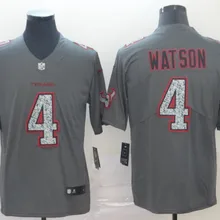 Сшитая Мужская футболка с изображением Хьюстона дэшона Уотсона JJ Watt DeAndre Hopkins Vapor Untouchable Texans