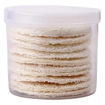 

10pcs Face Washing Puff Durable Cosmetic Supplies Makeup Removal Pads for Female Women Ladies