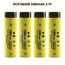 100% חדש עבור ncr18650b 3400 mah 3.7V 18650 ליתיום יון נטענת סוללה עבור פנס Powerbank נייד סוללות(China)