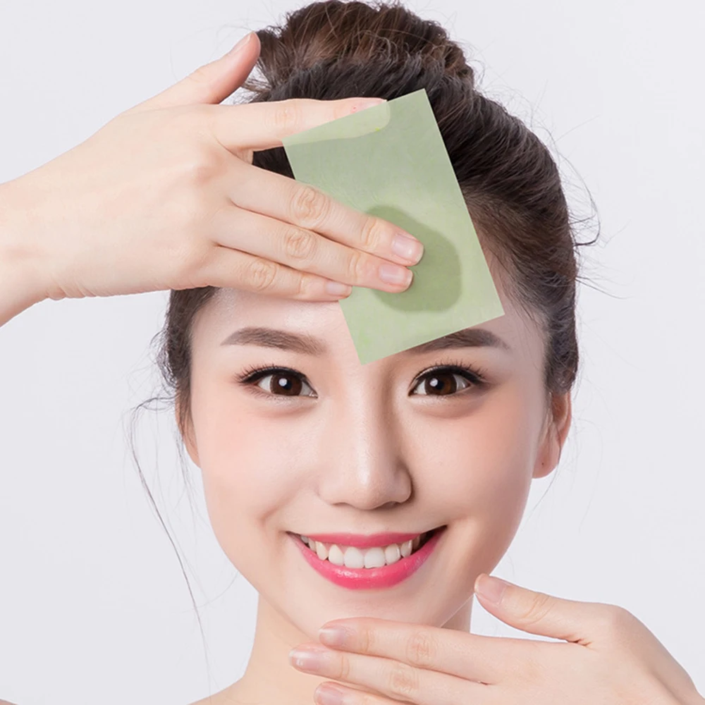 Face Cleaning Tool Absorbent Paper 100PCS Oil absorbing Sheet Oil Control Cleaning Wipe Makeup Blotting 1