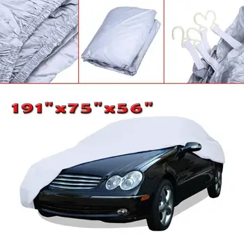 

Samger Universal Car Covers Protect For Winter Snow Outdoor Full Auto Cover Dustproof Cover For Sedan Size XL