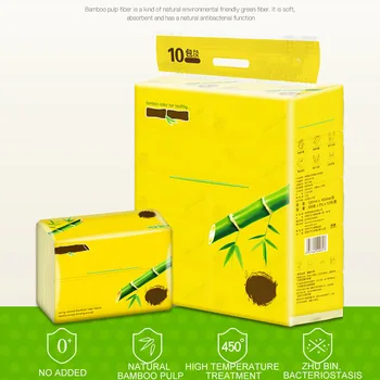 

10bags Paper Wood Color Extraction 300 Sheets Skin-Friendly Paper Extraction Protogenesis Household Tissue Paper Non-Smell