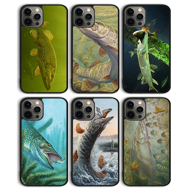 Pike Fishing Bait Spinner Phone Case Cover For Iphone 14 7 8 Plus 6s 5s Se  2020 11 Pro Max 13 Pro Max 12 Mini X Xs Max Xr Coque - Mobile Phone Cases &  Covers - AliExpress