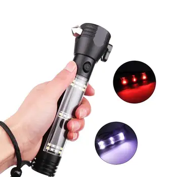 

Led Lenser Flashlight 1290A USB Solar Flashlight Rechargeable Tactical Flashlight Led XPE Military Torch Nightcore Light