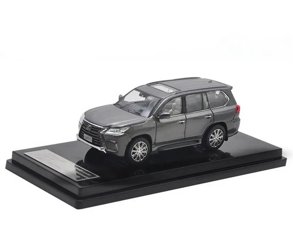 1/64 Scale LEXUS LX570 SUV Gray DieCast Car Model Collection HIKASI