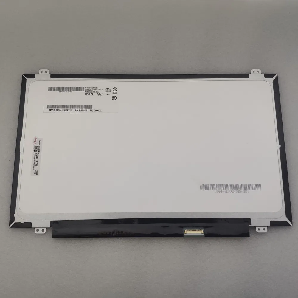 Tela display lcd para computador fhd 14.0