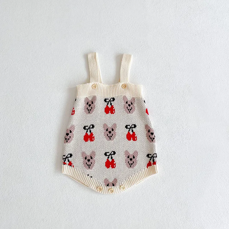 MILANCEL 2022  Spring New Baby Clothes Set Toddler Sweaters Bear Bodysuits  Pcs Girls Suits baby clothes penguin set Baby Clothing Set