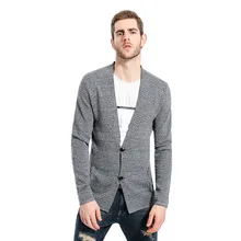 Свитера новые осенние повседневные свитера кардиган мужской умный модный тонкий ветрозащитный джемпер мужские однотонные MOOWNUC