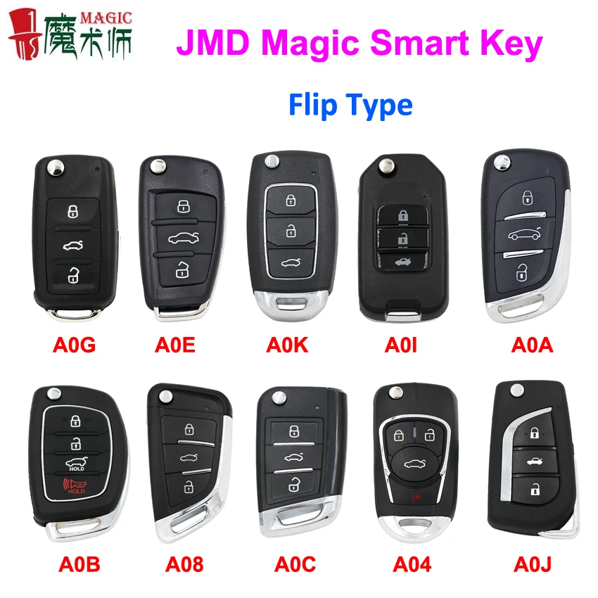 JMD волшебный дистанционный умный флип-ключ для VW Audi Hyundai Honda Buick Toyota складной MQB DF B5