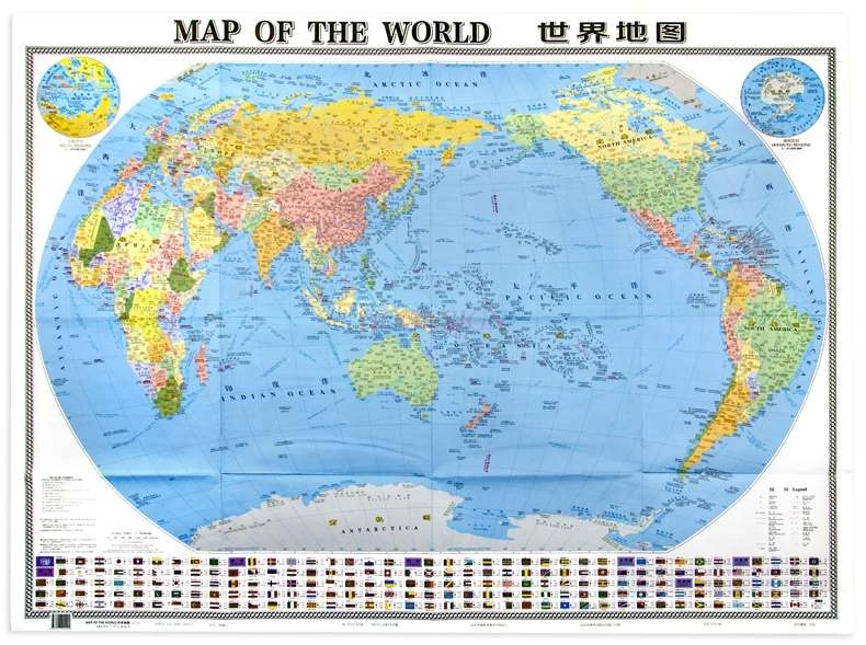 Large Map Of The World World Map Chinese And English Large Scale Clear And Easy To Read Large Size  Folding Map Home Office Travel Map|Map| - Aliexpress