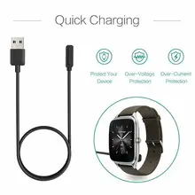 Hot Sell USB Magnetic Smart Watch Charging Cable Fast Charging Cable Data Charger Cable Cord For ASUS ZenWatch 2 Smartwatch