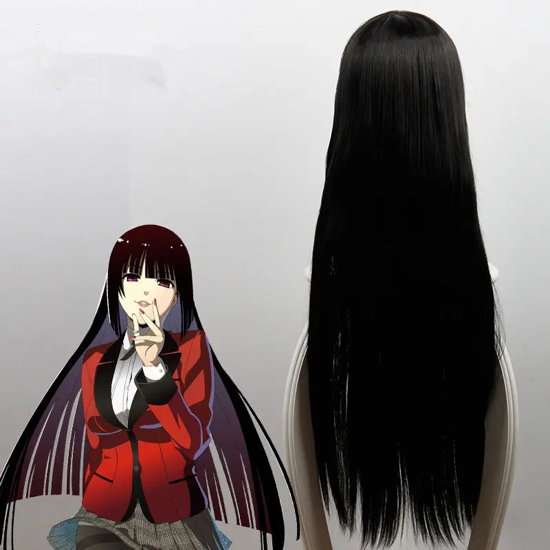 Аниме игры Kakegurui Yumeko Jabami Косплей костюмы японская школьная форма для девочек Полный комплект куртка+ рубашка+ юбка+ чулки+ галстук+ парик