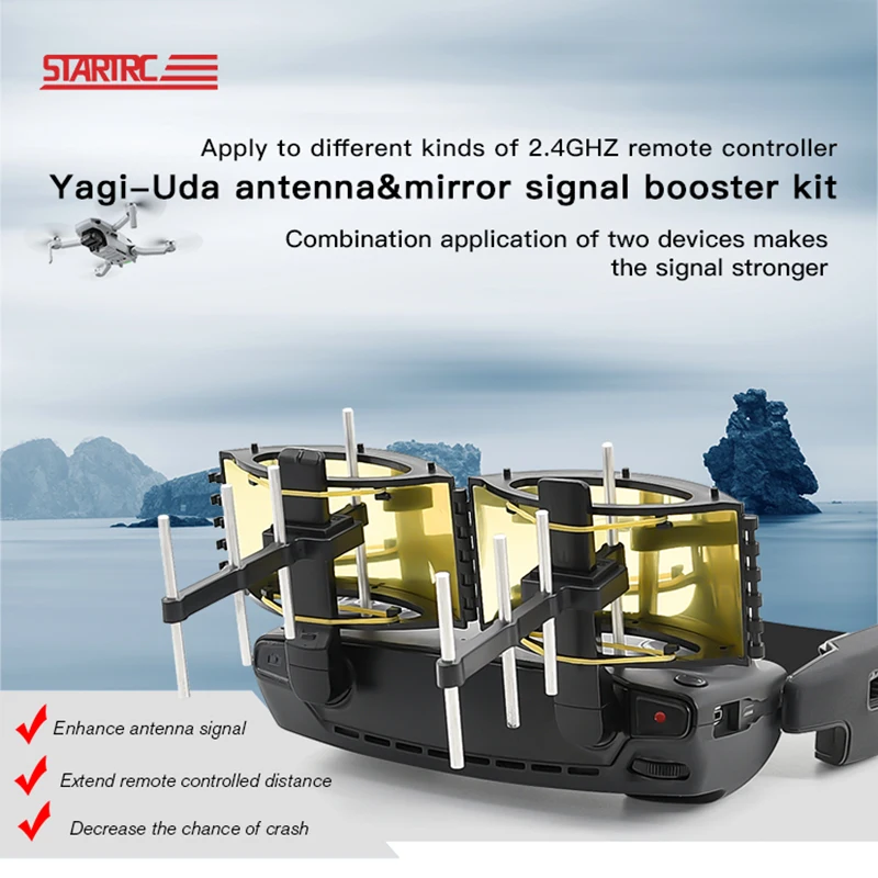 DJI phantom 4 series 2.4G Signal Booster Antenna Range Extender For DJI