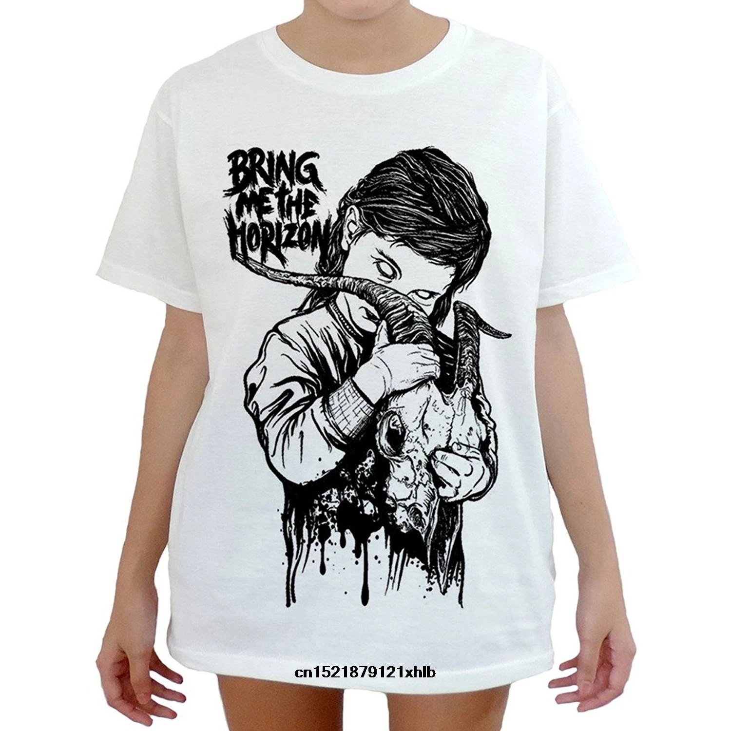 Мужская футболка Bring me horizon Girl Evil летняя Модная стильная забавная новинка wo для