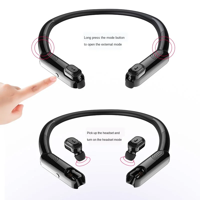 TWS Bluetooth Headset 5.0 Dual Handle XG10 Hanging