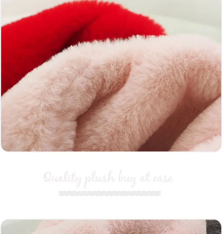 Christmas series scarf imitation rabbit fur scarf autumn and winter baby boy girl collar winter warm