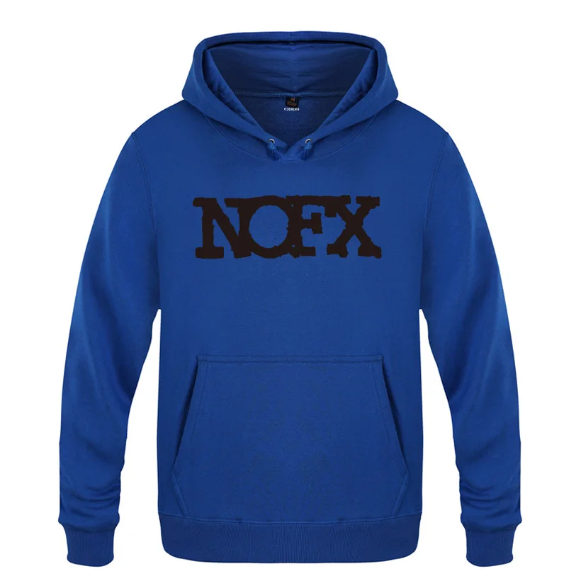 NOFX рок толстовки для любителей музыки Для мужчин Для мужчин с капюшоном пуловер с начёсом Толстовка