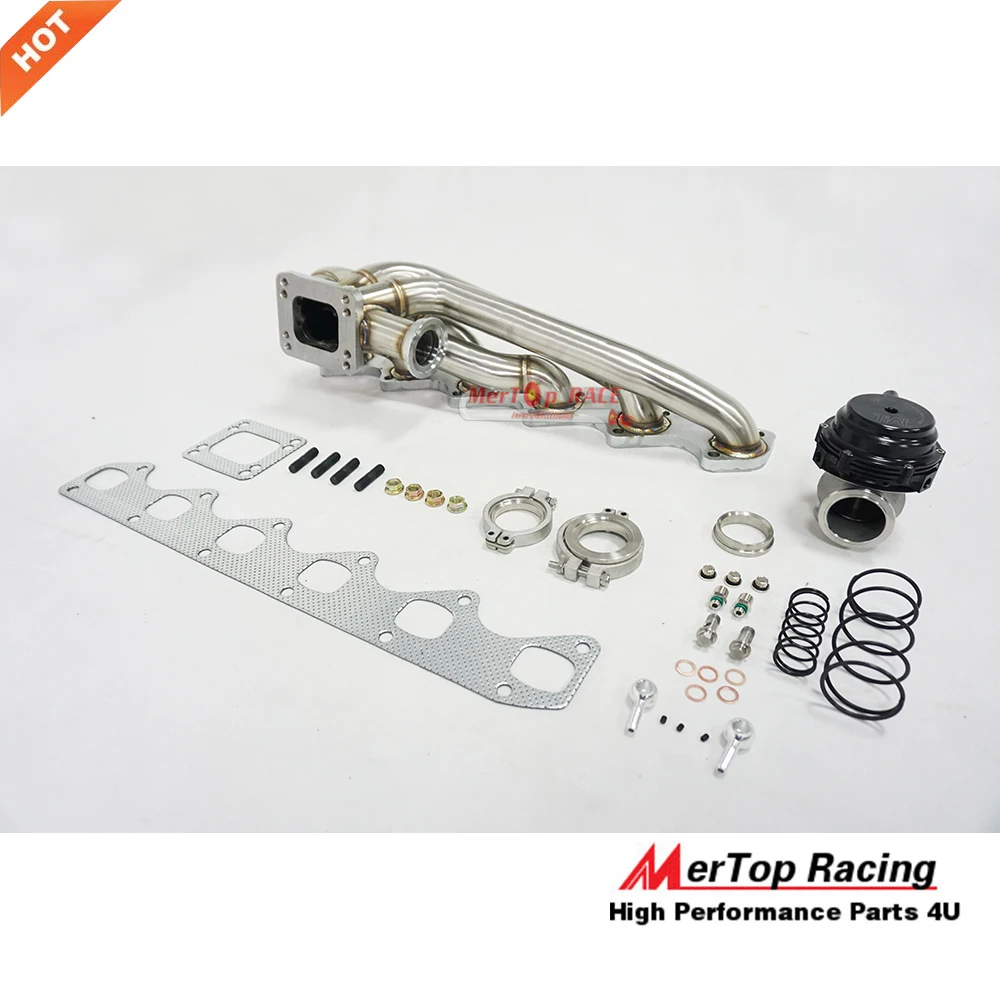 Паровая труба Mertop Race толщиной 3 мм для M30 T4/T3 Turbo E30/E32/E34/E28/E24/E23/E9 + 44 V Band Wastegate |