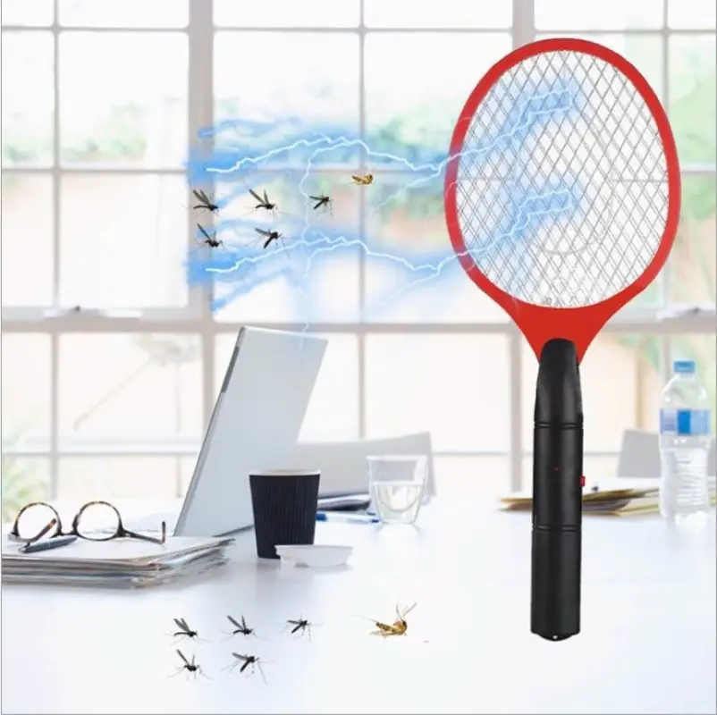 Electric Handheld Bug Zapper Insect Fly Swatter Racket Portable Mosquitos Killer Pest Control For Bedroom Outdoor 5