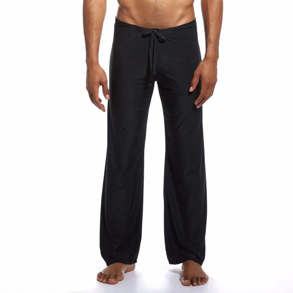 

Casual Pants Men Loose Male Trousers Loungewear And Nightwear Lounge Spandex Fitness Home Sleepwear Sexy Mens Pyjama Pants Cool