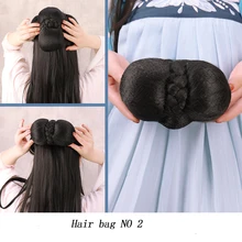 Древние костюмы, женский стиль, рога, шпильки, антиквариат, сказочный стиль, cos Плетеный шиньон для белого