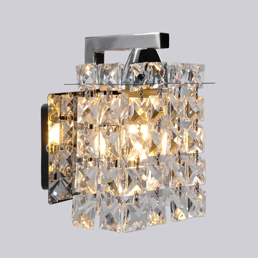 Artpad Wall Lamp Decoration Crystal Wall Light For Home Bedside Bathroom Corridor Lighting With E27 Bulb Stainless Base Sconces Led Indoor Wall Lamps Aliexpress