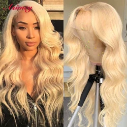 613 Body Wave Lace Frontal Wigs 100% Virgin Remy 30 32in Preplucked With Baby Hair 13X4 180 Density Honey Blonde For Black Women