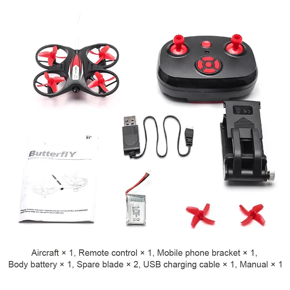 KF608 Мини Воздушный Дрон 720P высокой четкости wifi передача изображения дистанционное управление игрушка четырехосный самолет