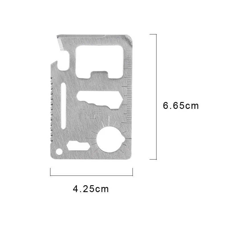 

1 pcs Camping Multipurpose tool 11 in 1 Multifunctional Card Knife/Pocket Survival Tool Outdoor knife Wholesale, Dropship