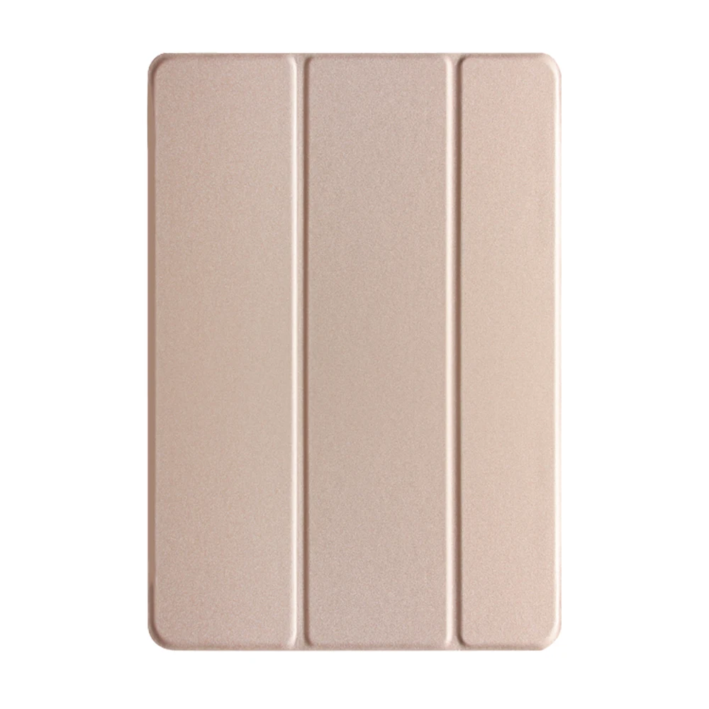 Для iPad 10,2 чехол тонкий кожаный тройной Стенд смарт-чехол для iPad 7-го поколения Чехол A2200 A2198 A2232 Funda W/ручка+ пленка - Цвет: Gold