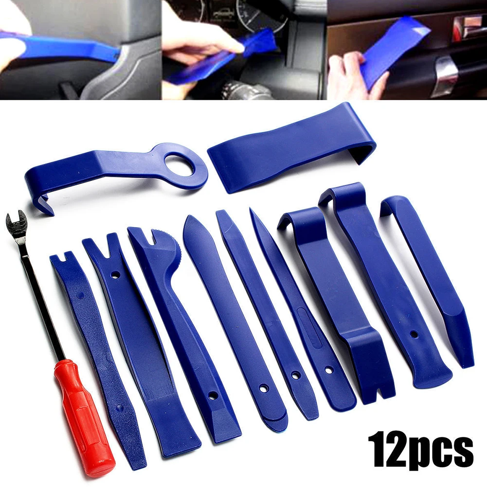 

12 pcs Set Car Loudspeaker Box Removal Tool Car Panel Repair Modification Tool
