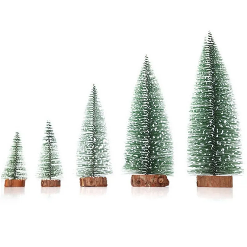 Мини Рождественская елка 10/15/20/25/30 см белый кедр Pines Настольный Декор домашний
