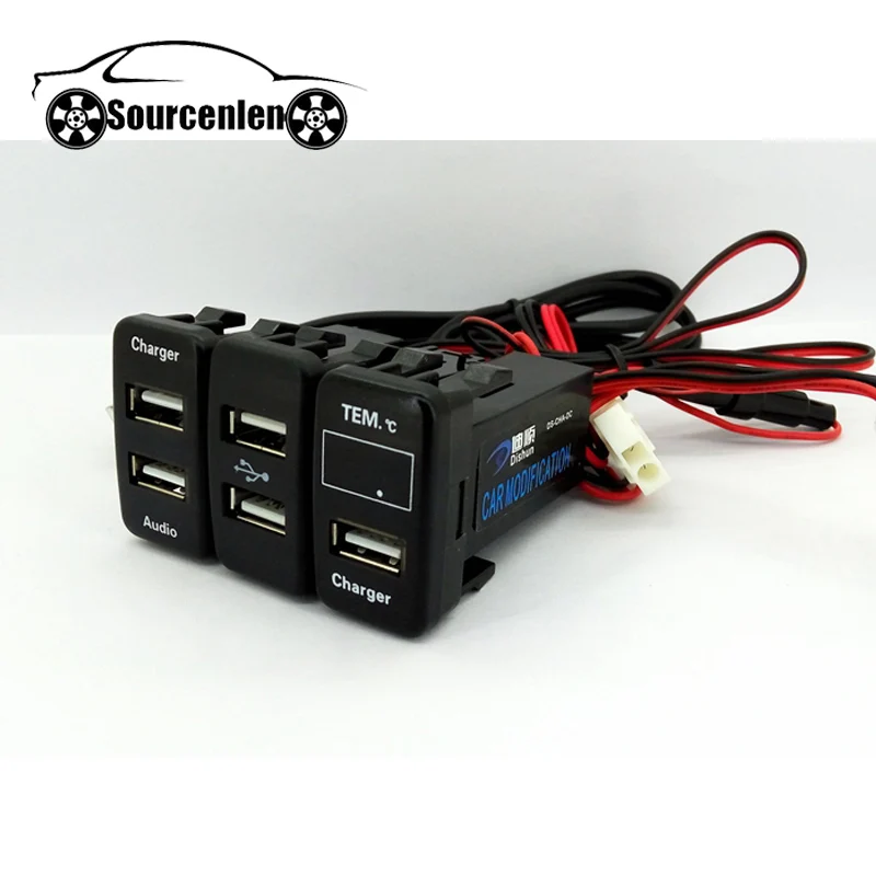 USB зарядное устройство аудио разъем напряжение выход дисплей температура VO L.V TEM